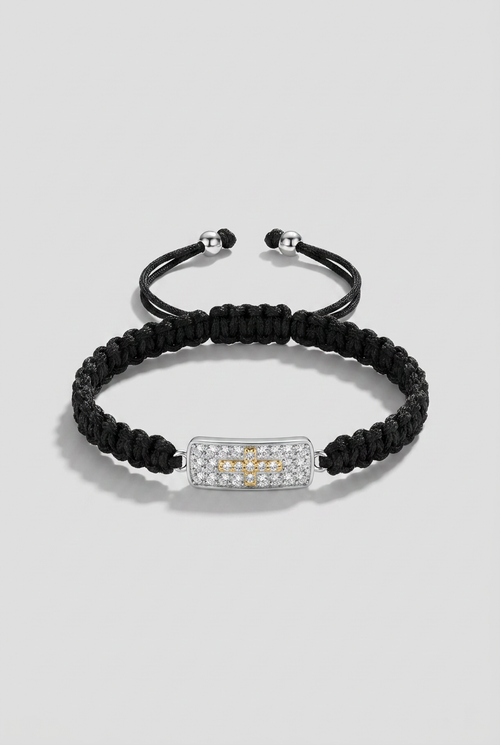 Sacred Cross Bracelet on light background